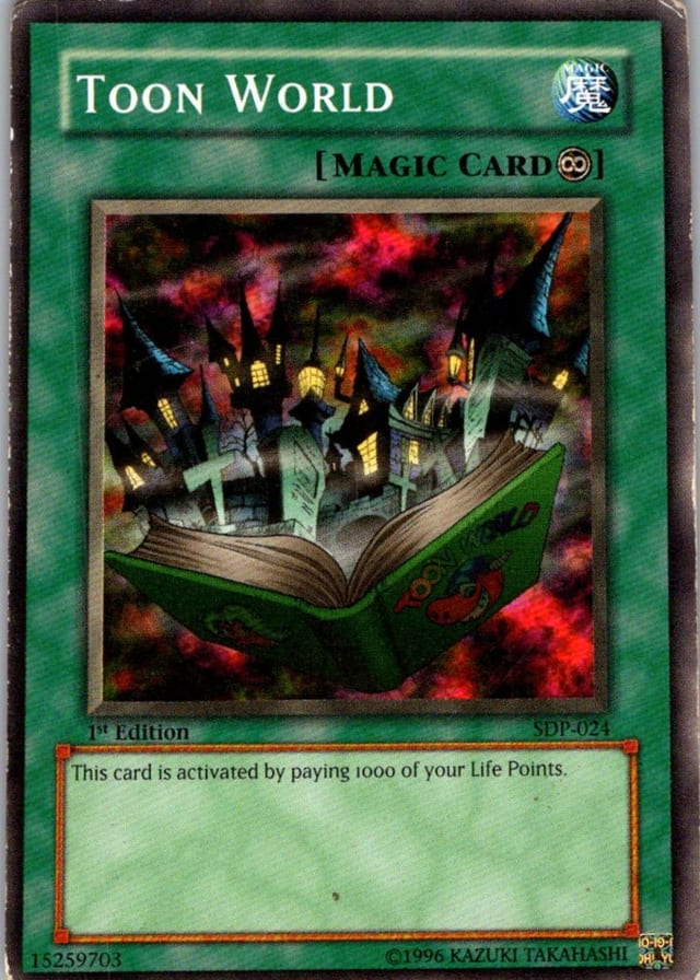 Toon World — Starter Deck: Pegasus SDP-024 — Common — 1st Edition — front