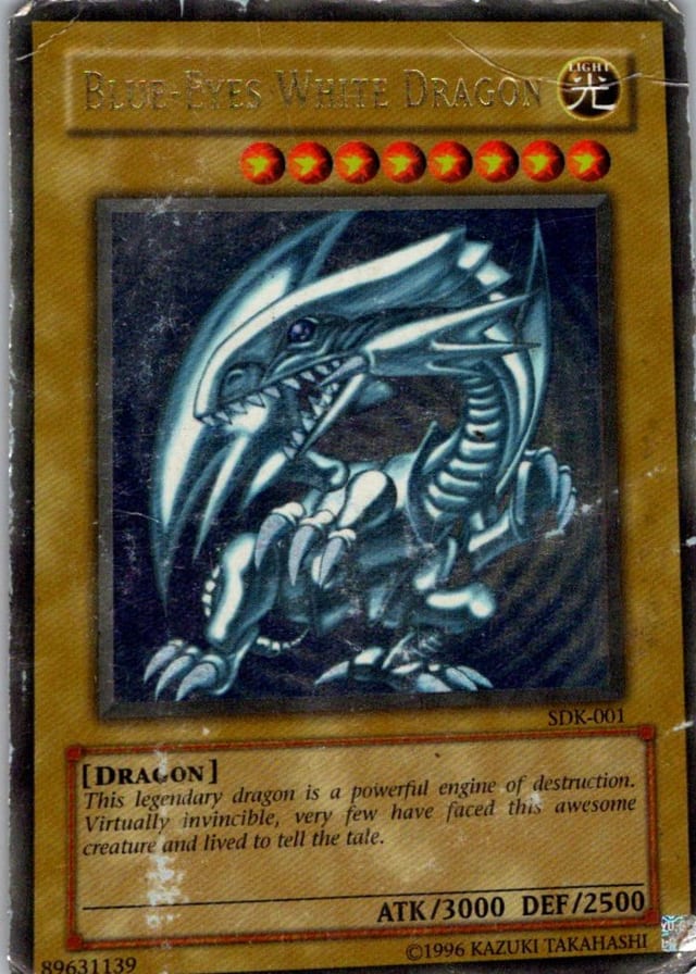 Blue-Eyes White Dragon — Starter Deck: Kaiba SDK-001 — Ultra Rare — Unlimited — front