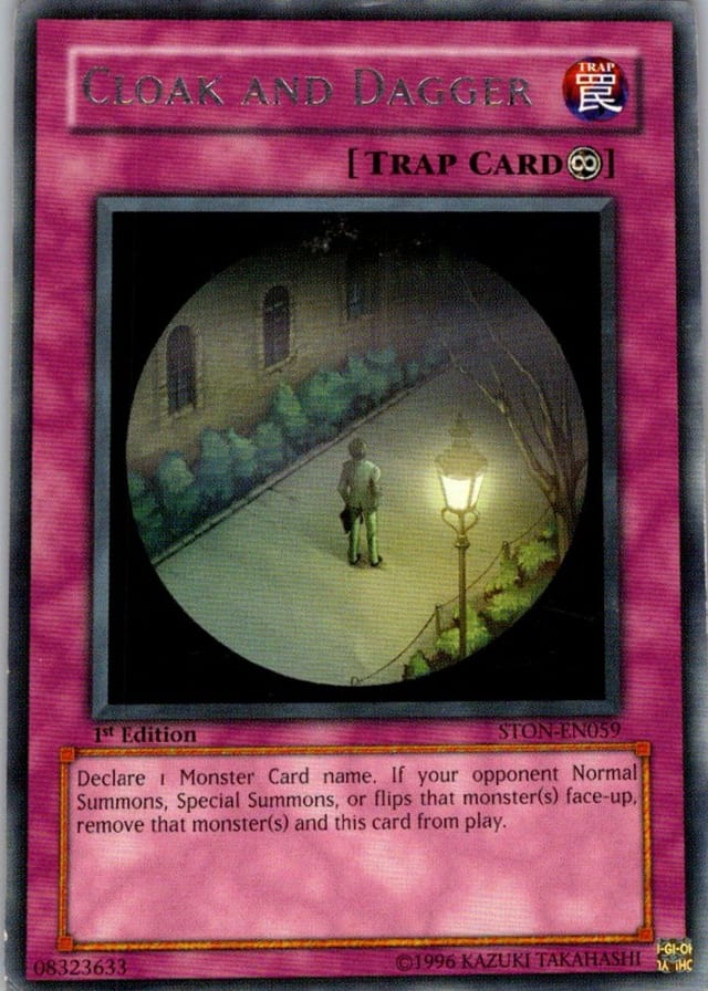 Cloak and Dagger — Strike of Neos STON-EN059 — Rare — 1st Edition — front