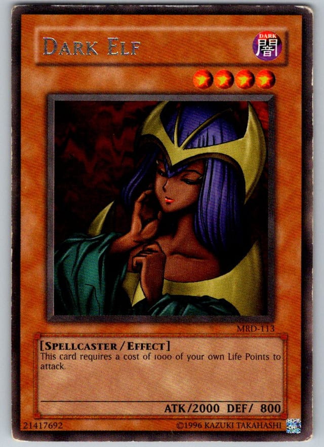 Dark Elf — Metal Raiders MRD-113 — Rare — Unlimited — front
