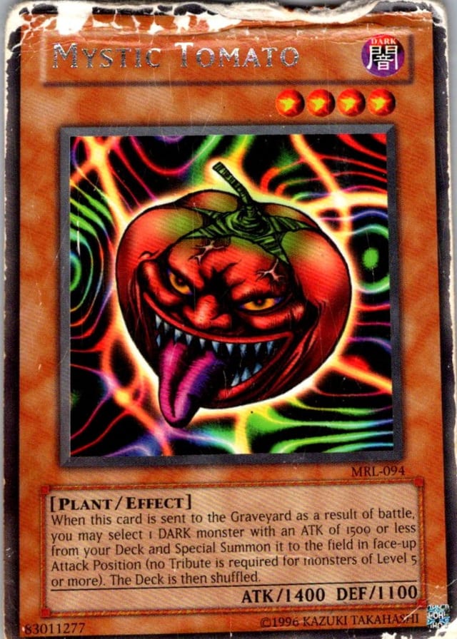 Mystic Tomato — Magic Ruler MRL-094 — Super Rare — Unlimited — front