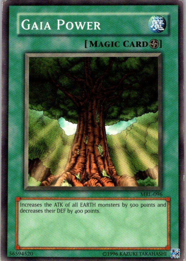 Gaia Power — Magic Ruler MRL-096 — Common — Unlimited — front