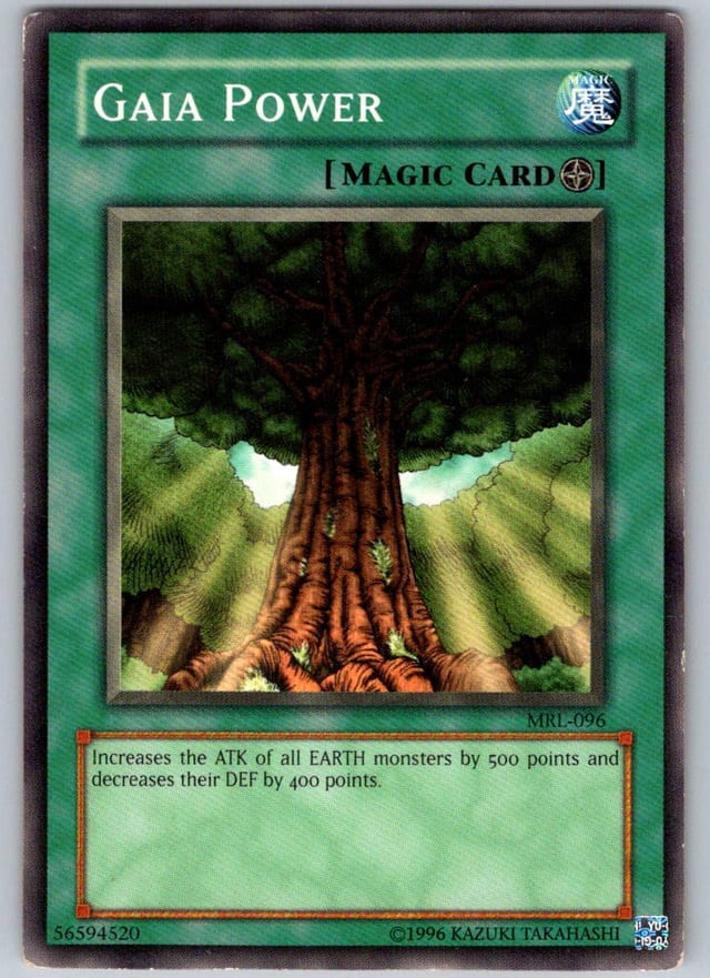 Gaia Power — Magic Ruler MRL-096 — Common — Unlimited — front