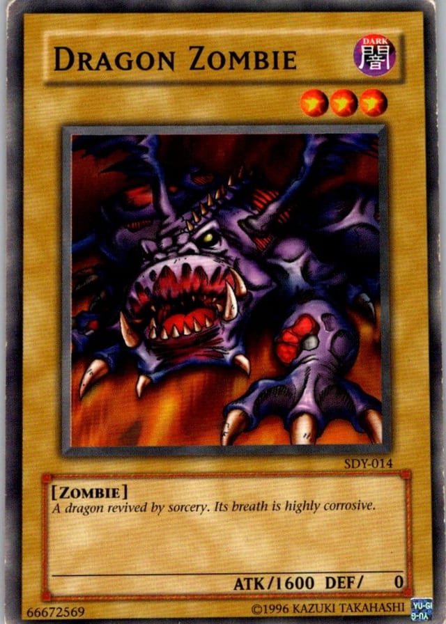 Dragon Zombie — Starter Deck: Yugi SDY-014 — Common — Unlimited — front