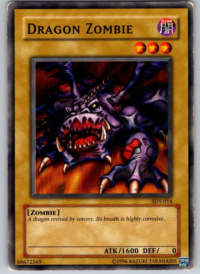 Dragon Zombie — Starter Deck: Yugi SDY-014 — Common — Unlimited — front