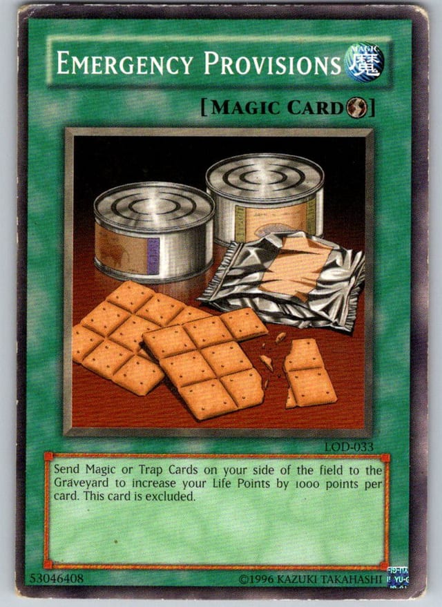 Emergency Provisions — Legacy of Darkness LOD-033 — Common — Unlimited — front