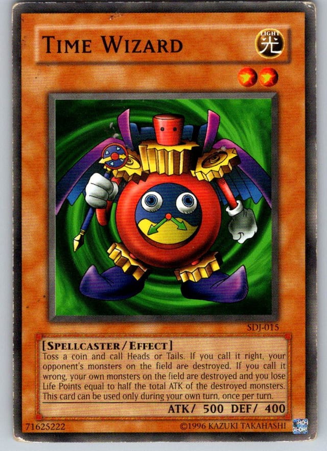 Time Wizard — Starter Deck: Joey SDJ-015 — Common — Unlimited — front