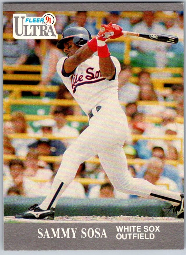 1991 Fleer Ultra Sammy Sosa #82 — front