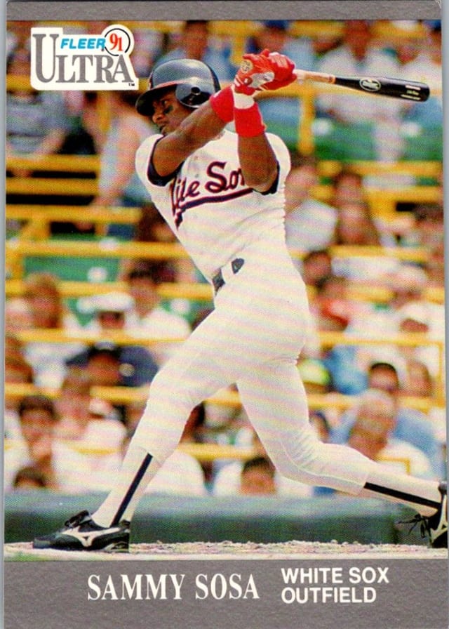 1991 Fleer Ultra Sammy Sosa #82 — front