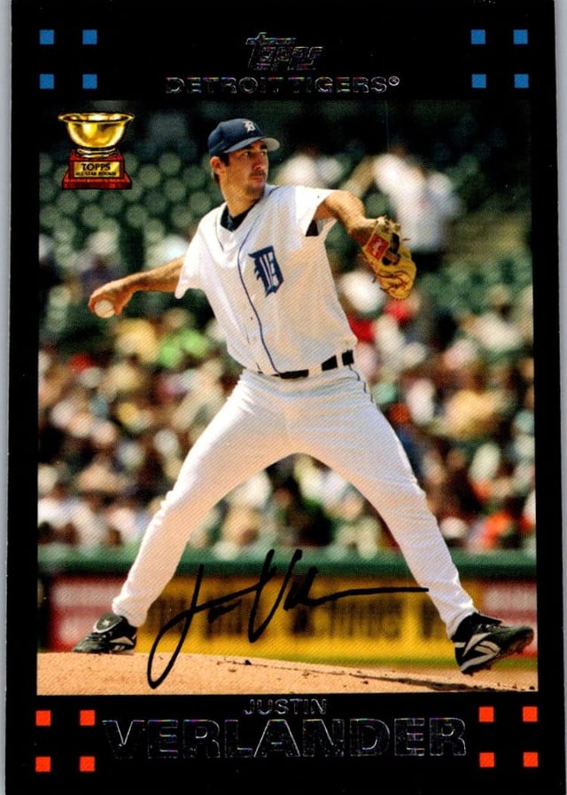 2007 Topps Series 1 Justin Verlander #160 — front