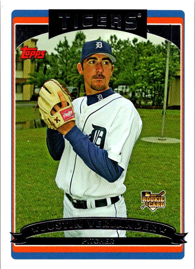 2006 Topps Justin Verlander #641 — front