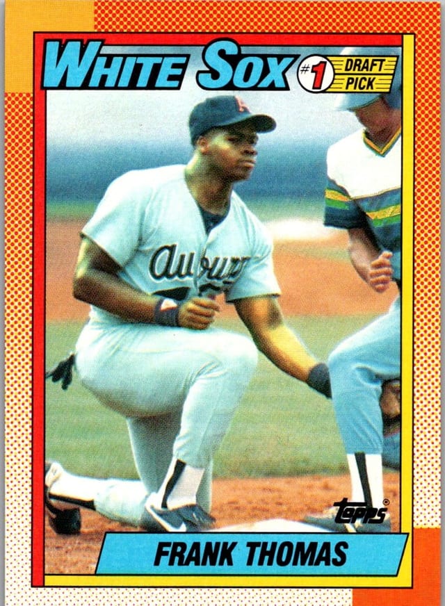 1990 Topps Frank Thomas #414 — front