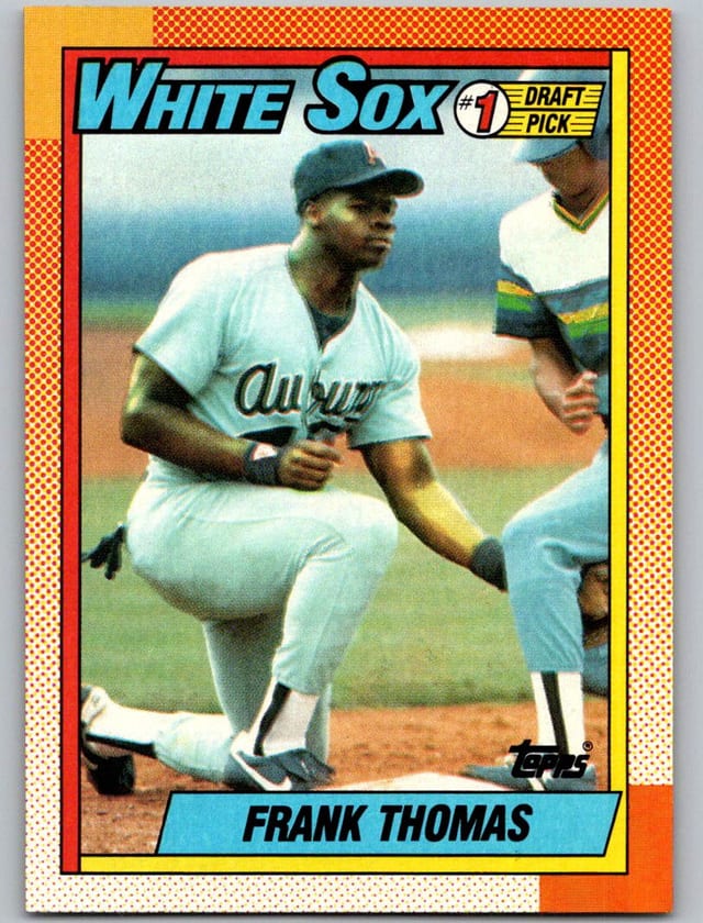 1990 Topps Frank Thomas #414 Rookie — front