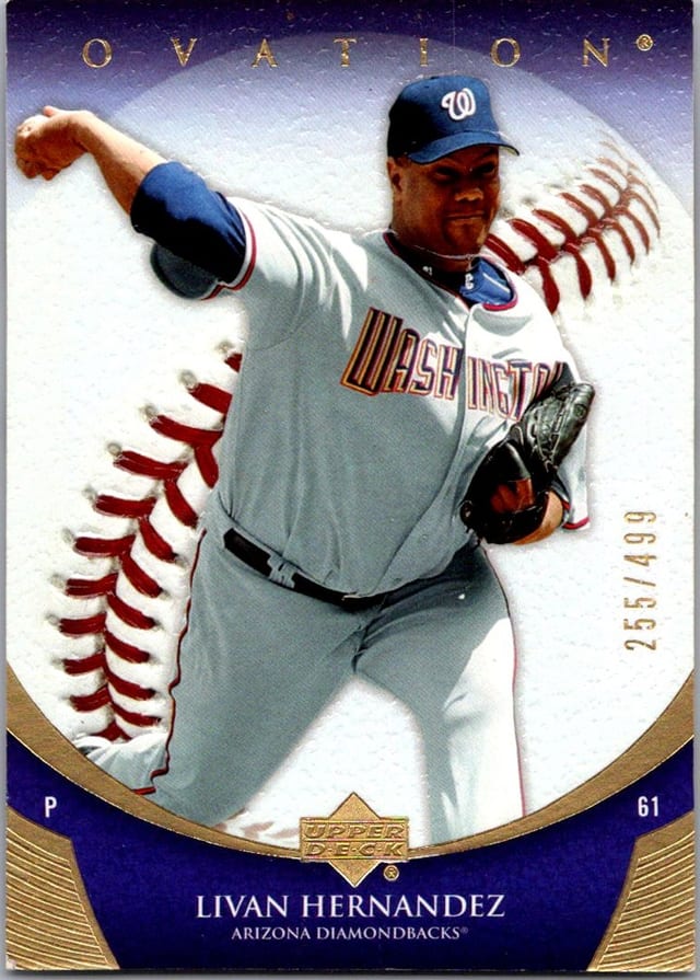 2006 Upper Deck Ovation Livan Hernandez #47 — front