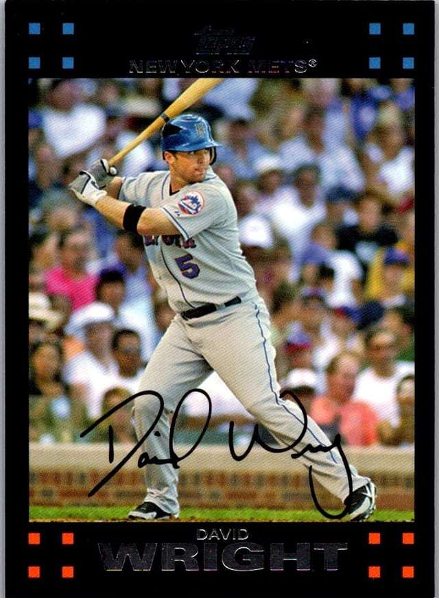 2007 Topps David Wright #260 — front