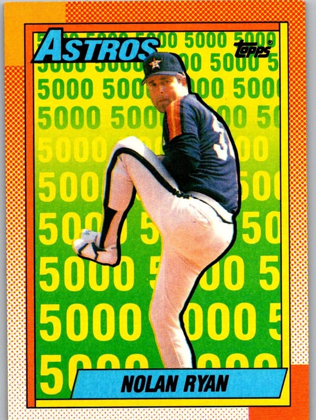 1990 Topps Salute Nolan Ryan #4 — front