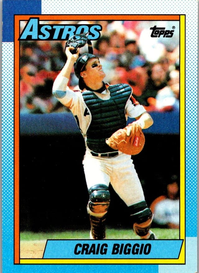 1990 Topps Craig Biggio #157 — front