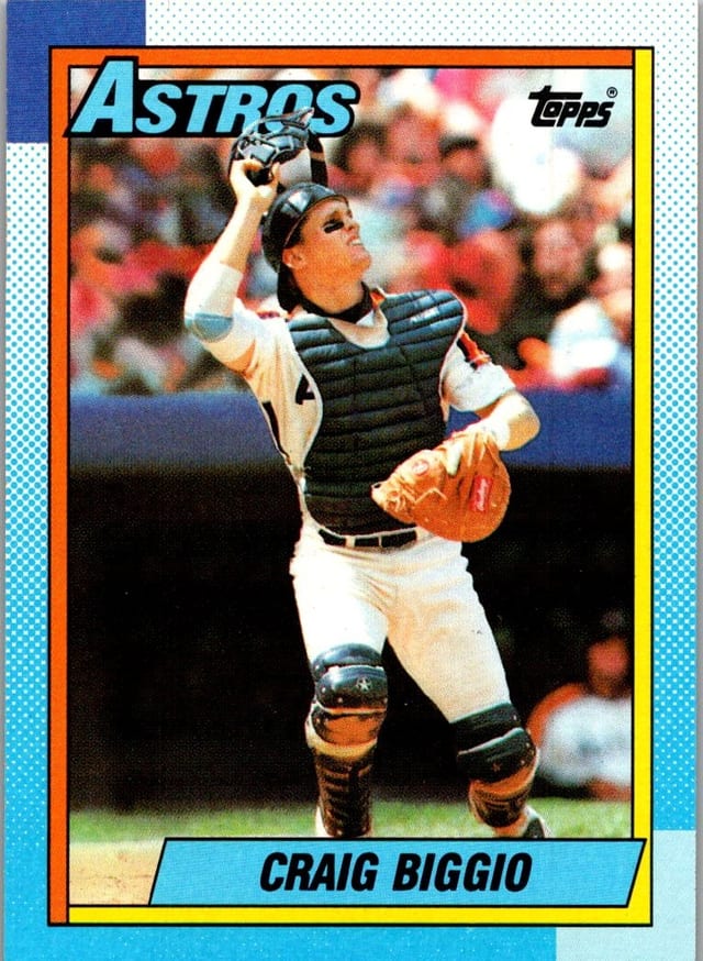 1990 Topps Craig Biggio #157 — front
