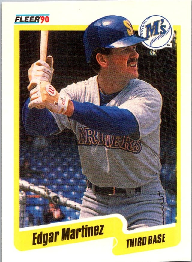 1990 Fleer Base Set Edgar Martinez #520 — front