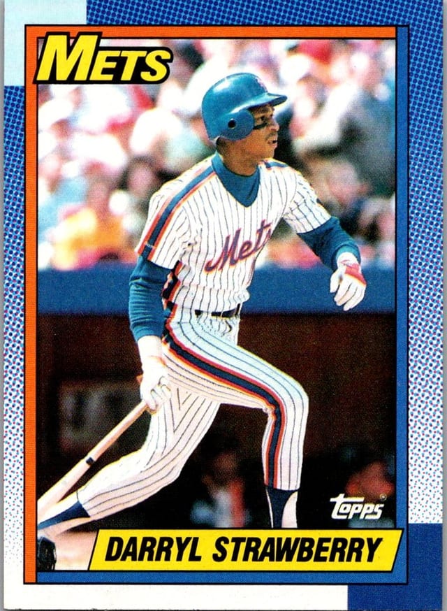 1990 Topps Base Set Darryl Strawberry #600 — front