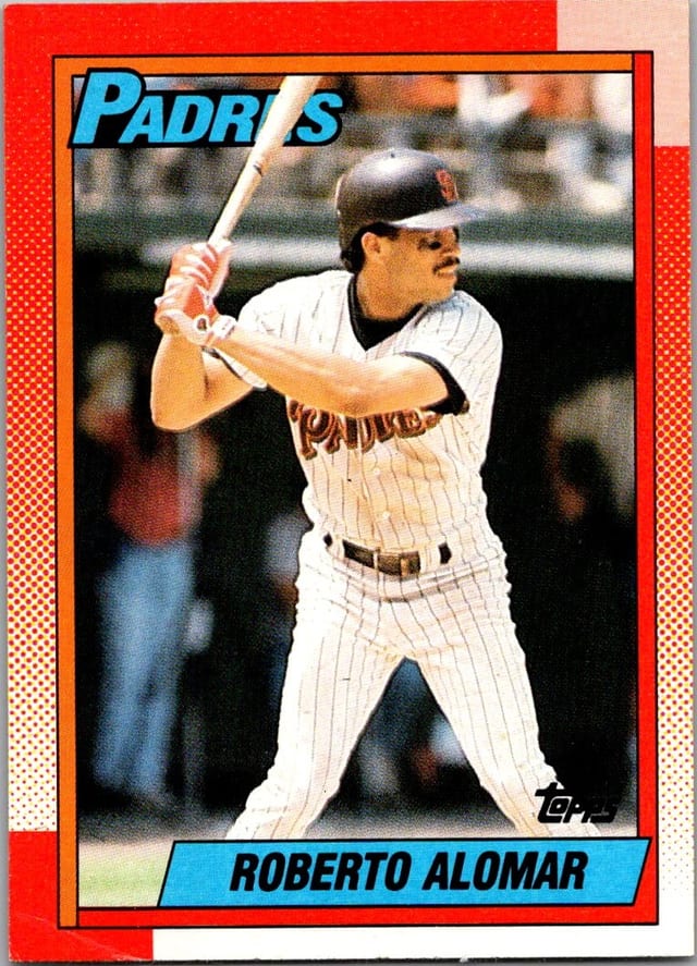 1990 Topps Base Set Roberto Alomar #517 — front