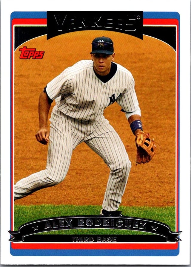 2006 Topps New York Yankees Team Set Alex Rodriguez #NYY1 — front