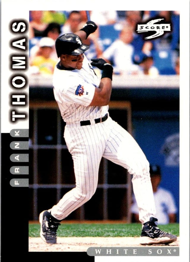 1998 Score Base Set Frank Thomas #105 — front