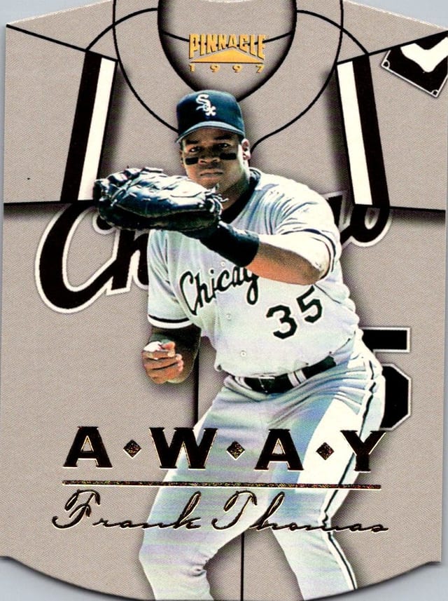 1997 Pinnacle Home/Away Frank Thomas #7 — front