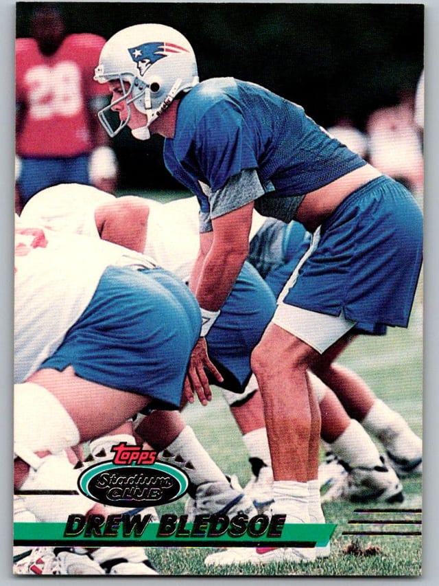 1993 Topps Stadium Club Drew Bledsoe #280 Rookie — front
