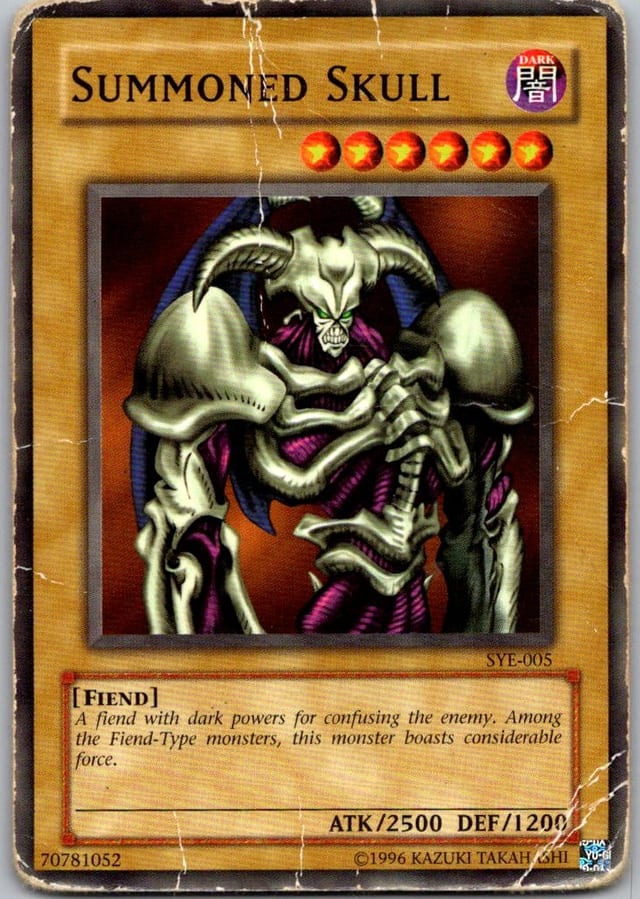 Summoned Skull — Starter Deck: Yugi Evolution SYE-005 — Common — Unlimited — front