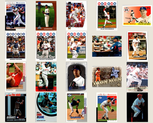20-Card Baseball Pack — Late '90s through 2008 — front
