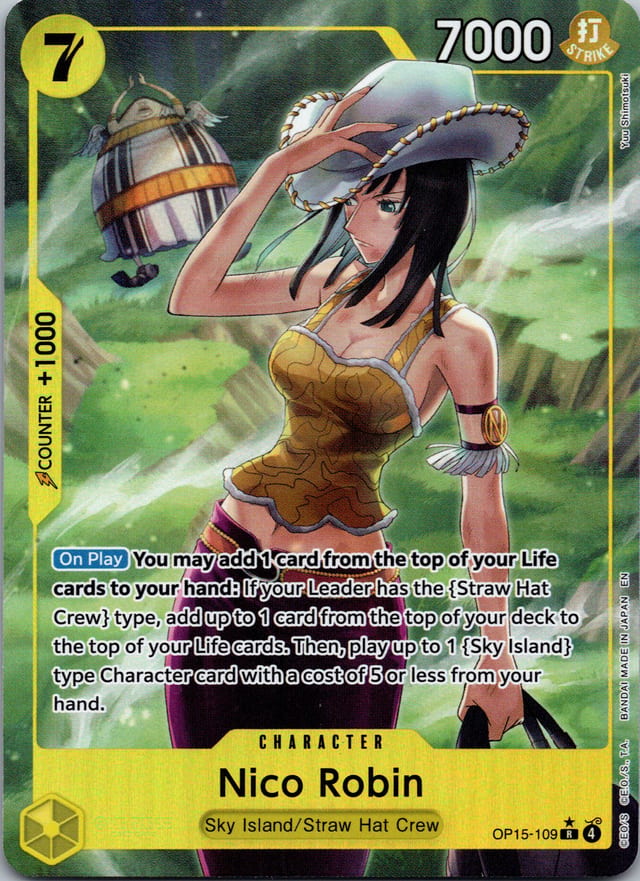 Nico Robin OP15-109 — Adventure on Kami's Island — Rare — Alternate Art — front